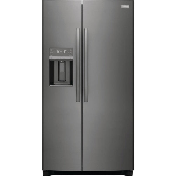 Frigidaire 25.6 Cu. Ft. SxS Ref Black S/S-Washburn's Home Furnishings