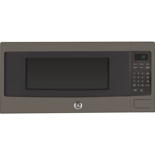 GE - 1.1 Cu. Ft. Mid-Size Microwave - Slate-Washburn's Home Furnishings