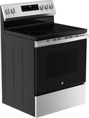 GE 30" Freestanding Electric Range w/5 Smooth Top Elements w/Self Clean-Washburn's Home Furnishings