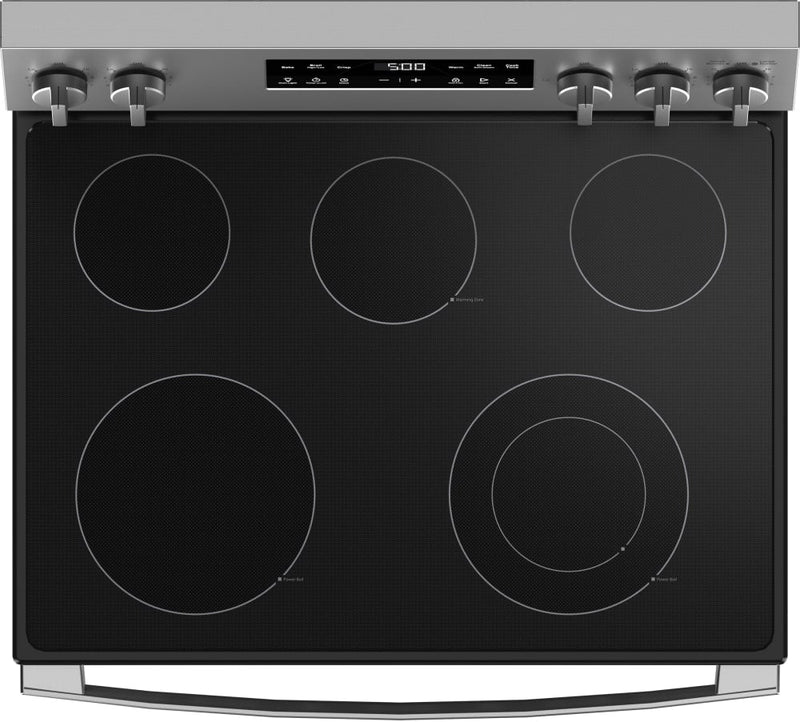 GE 30" Freestanding Electric Range w/5 Smooth Top Elements w/Self Clean-Washburn's Home Furnishings