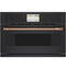 GE Café 30" Smart 5 in 1 Microwave Oven w/120V Advantium Technology in Matte Black w/Ref Handle Set Copper Bundle-Washburn's Home Furnishings