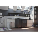 GE Profile 4.9 cu. ft. Capacity Washer with Smarter Wash Technology and FlexDispense in Gray-Washburn's Home Furnishings