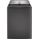 GE Profile 4.9 cu. ft. Capacity Washer with Smarter Wash Technology and FlexDispense in Gray-Washburn's Home Furnishings