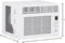 GE Window 6000 BTU Air Conditioner-Washburn's Home Furnishings