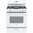 GE® 30" Free-Standing Gas Range - White-Washburn's Home Furnishings