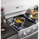 GE® 30" Free-Standing Gas Range - White-Washburn's Home Furnishings