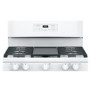 GE® 30" Free-Standing Gas Range - White-Washburn's Home Furnishings