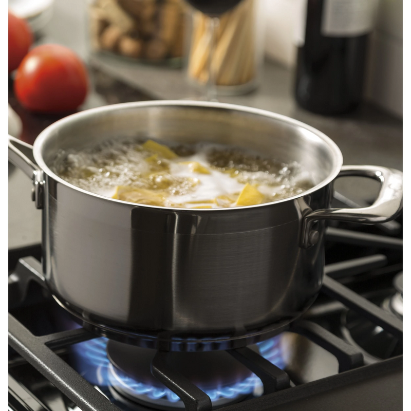 GE® 30" Free-Standing Gas Range in Stainless Steel-Washburn's Home Furnishings