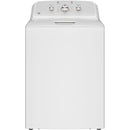 GE® 4.3 cu. ft. Capacity Washer with Stainless Steel Basket,Cold Plus and Water Level Control - White w/ Silver Matte Backsplash-Washburn's Home Furnishings