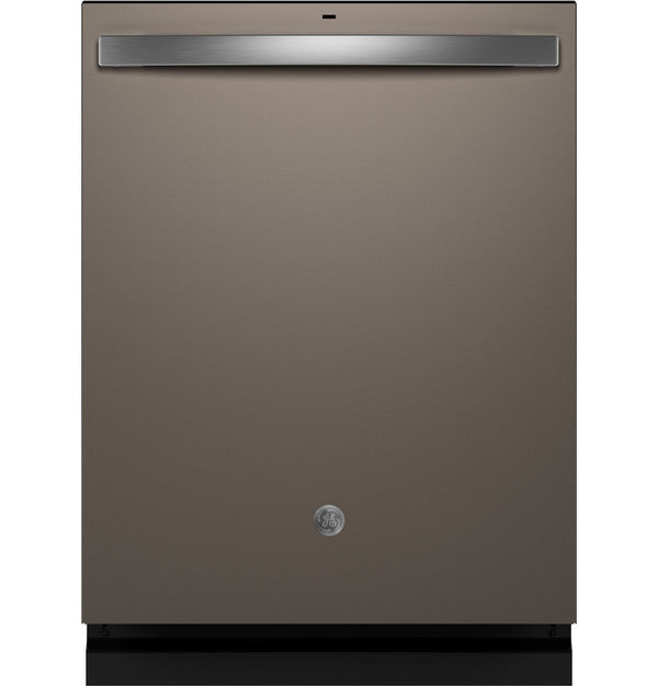 GE® ENERGY STAR® Fingerprint Resistant Top Control w/Stainless Steel Interior Dishwasher with Sanitize Cycle - Fingerprint Resistant Slate-Washburn's Home Furnishings