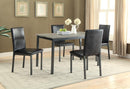 Garza - Side Chair - Black-Washburn's Home Furnishings