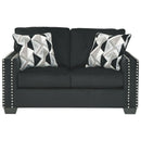 Gleston - Onyx - Loveseat-Washburn's Home Furnishings