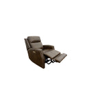 Hi-Rock Brighton Power Leather Recliner in Cedar-Washburn's Home Furnishings