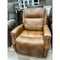 Hi-Rock Brighton Power Leather Recliner in Cedar-Washburn's Home Furnishings