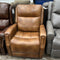 Hi-Rock Brighton Power Leather Recliner in Cedar-Washburn's Home Furnishings