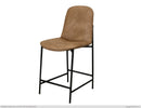 IFD 24" Upholstered Barstool in Cognac Fabric-Washburn's Home Furnishings