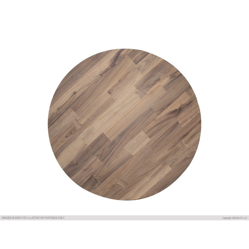 IFD Natural Parota Round Table Top-Washburn's Home Furnishings