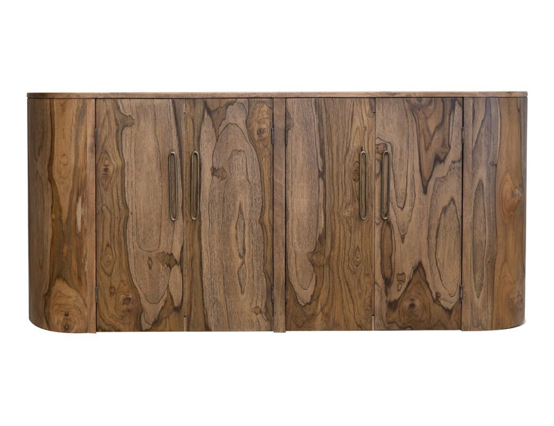 Ifd Balam Mango & Teak 4 Door Console.-Washburn's Home Furnishings