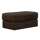 Midwood Ottoman - Chocolate-Washburn's Home Furnishings