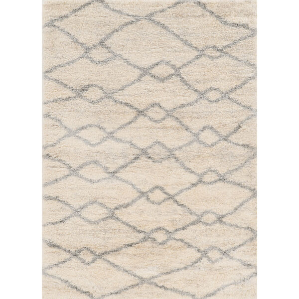 KAS Merino 6700 Ivory/Grey London Area Rug 5'3"X7'7"-Washburn's Home Furnishings