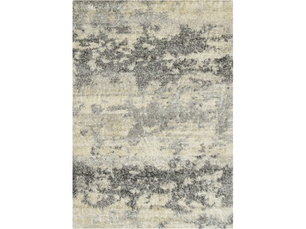 KAS Merino Ivory/Grey Silhouette Area Rug 5'3"x7'7"-Washburn's Home Furnishings