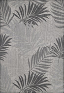 KAS Provo Grey Palms Area Rug 7'10"x10'10"-Washburn's Home Furnishings