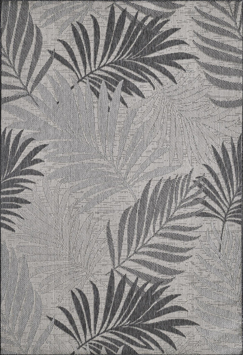 KAS Provo Grey Palms Area Rug 7'10"x10'10"-Washburn's Home Furnishings