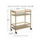 Kailman - Gold Finish - Bar Cart-Washburn's Home Furnishings