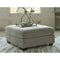 Keener - Ash - Oversized Accent Ottoman-Washburn's Home Furnishings