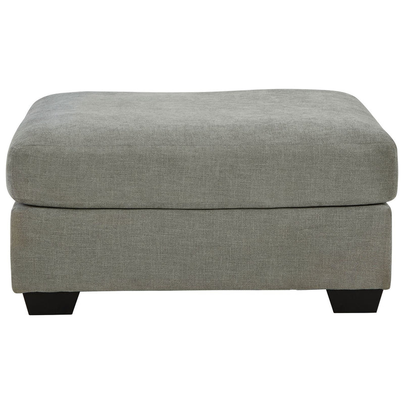 Keener - Ash - Oversized Accent Ottoman-Washburn's Home Furnishings