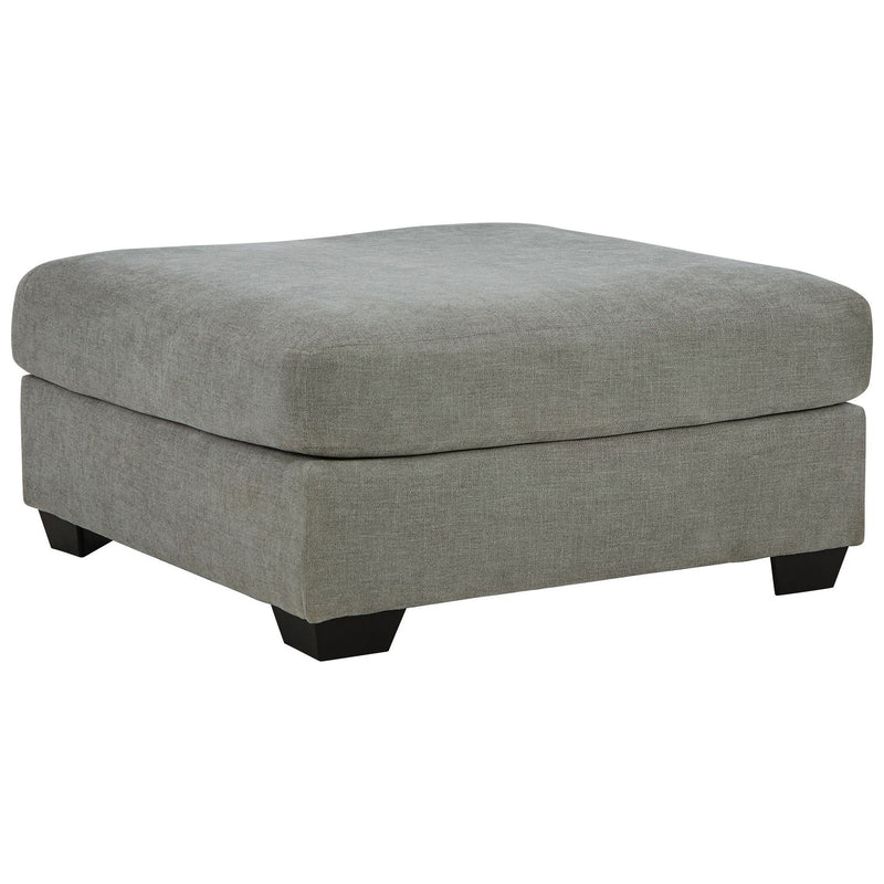 Keener - Ash - Oversized Accent Ottoman-Washburn's Home Furnishings