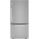 LG 26 cu. ft. Bottom Freezer Refrigerator - Stainless Steel-Washburn's Home Furnishings