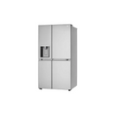 LG 27 Cu. Ft. Side-by-Side Refrigerator With Smooth Touch Ice Dispenser in Print Proof Stainless-Washburn's Home Furnishings