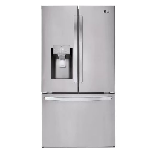 LG 28 CuFt French Door Refrigerator w/Ice and Water in Door - Stainless-Washburn's Home Furnishings