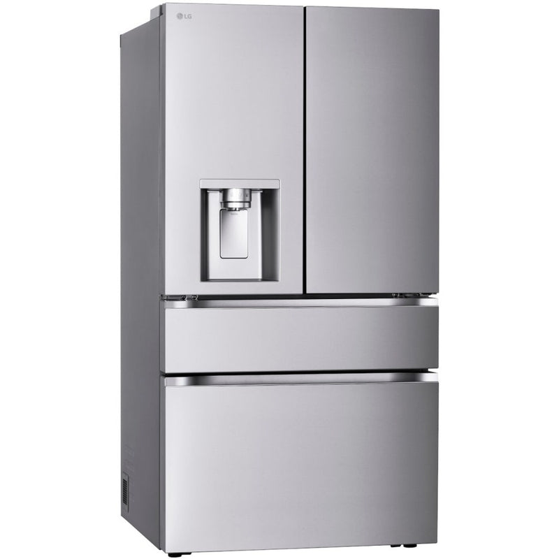 LG 29 cu. ft. Smart Standard-Depth MAX™ 4-Door French Door Refrigerator with Full-Convert Drawer™-Washburn's Home Furnishings