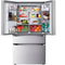 LG 29 cu. ft. Smart Standard-Depth MAX™ 4-Door French Door Refrigerator with Full-Convert Drawer™-Washburn's Home Furnishings