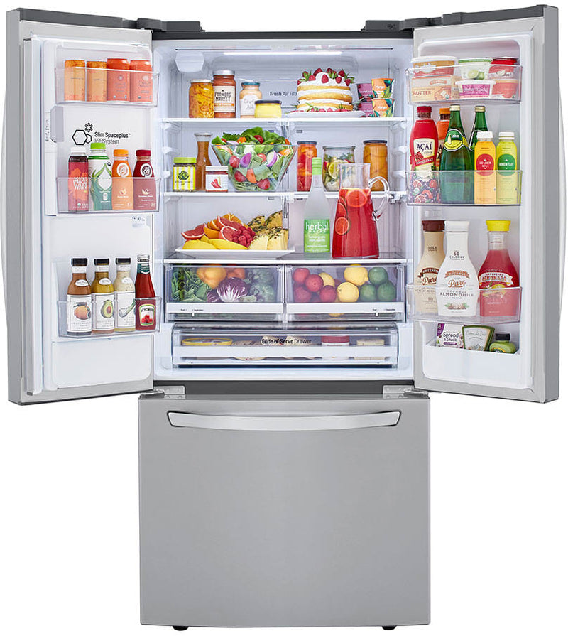 LG 33” W 3-Door French Door Refrigerator-Washburn's Home Furnishings