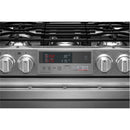 LG 6.9 cu. ft. Smart Double Oven Slide In Gas Range with ProBake Convection and Wi-Fi in Stainless Steel-Washburn's Home Furnishings