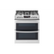 LG 6.9 cu. ft. Smart Double Oven Slide In Gas Range with ProBake Convection and Wi-Fi in Stainless Steel-Washburn's Home Furnishings