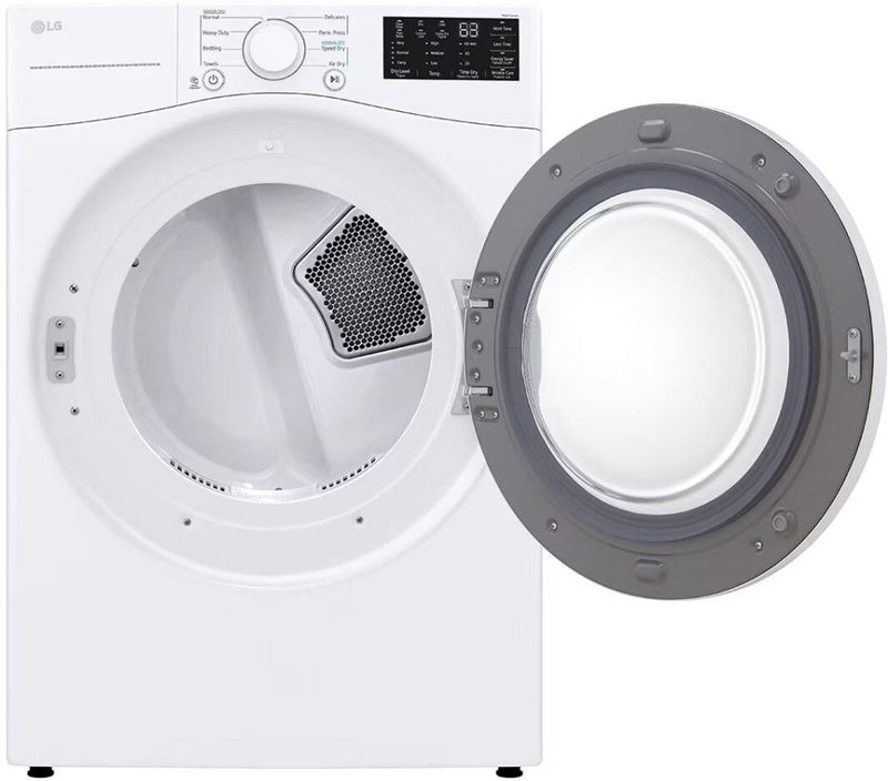 LG 7.4 cu. ft. Ultra Large Capacity Electric Dryer - White-Washburn's Home Furnishings