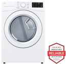 LG 7.4 cu. ft. Ultra Large Capacity Electric Dryer - White-Washburn's Home Furnishings