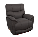 La-Z-Boy Trouper Rocking Recliner in Walnut Leather-Washburn's Home Furnishings