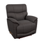 La-Z-Boy Trouper Rocking Recliner in Walnut Leather-Washburn's Home Furnishings