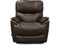 La-Z-Boy Trouper Rocking Recliner in Walnut Leather-Washburn's Home Furnishings