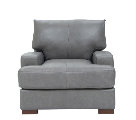 Leather Italia 6045 Reserve Chair 2040 in Grey-Washburn's Home Furnishings