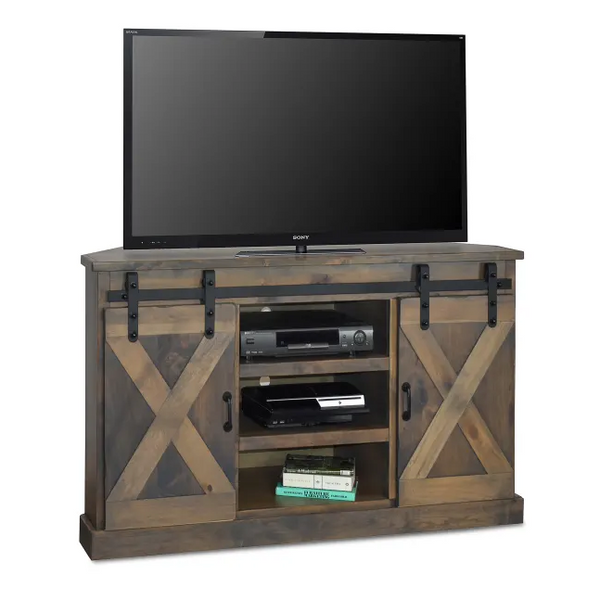 Legends Furniture Barnwood Corner TV Console-Washburn's Home Furnishings