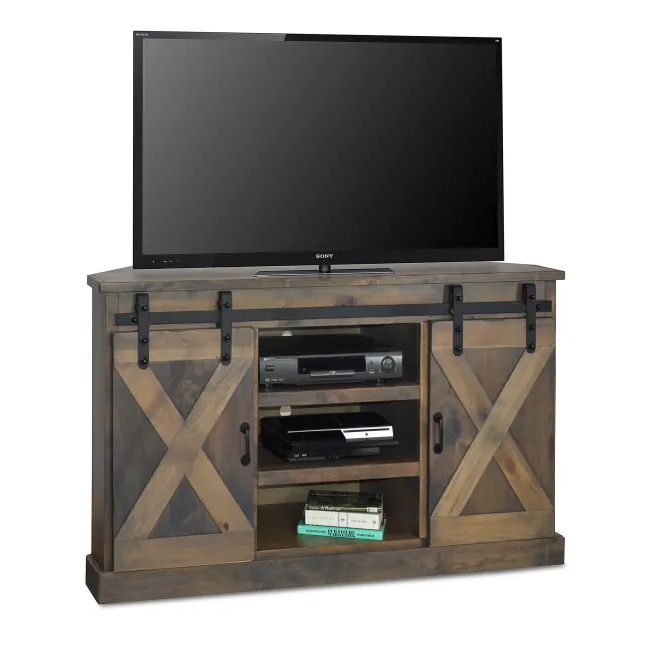 Legends Furniture Barnwood Corner TV Console-Washburn's Home Furnishings