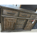 Liberty Artisan Prairie 6 Drawer, 2 Door Dresser in Wirebrushed Aged Oak-Washburn's Home Furnishings