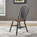 Carolina Crossing - Windsor Side Chair- Black-Washburn's Home Furnishings