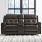 Liberty Carrington Power Loveseat in Dark Brown-Washburn's Home Furnishings